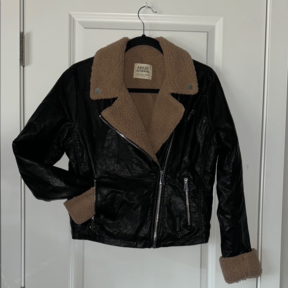 Ashley By 26 International Women's Black and Brown Jacket